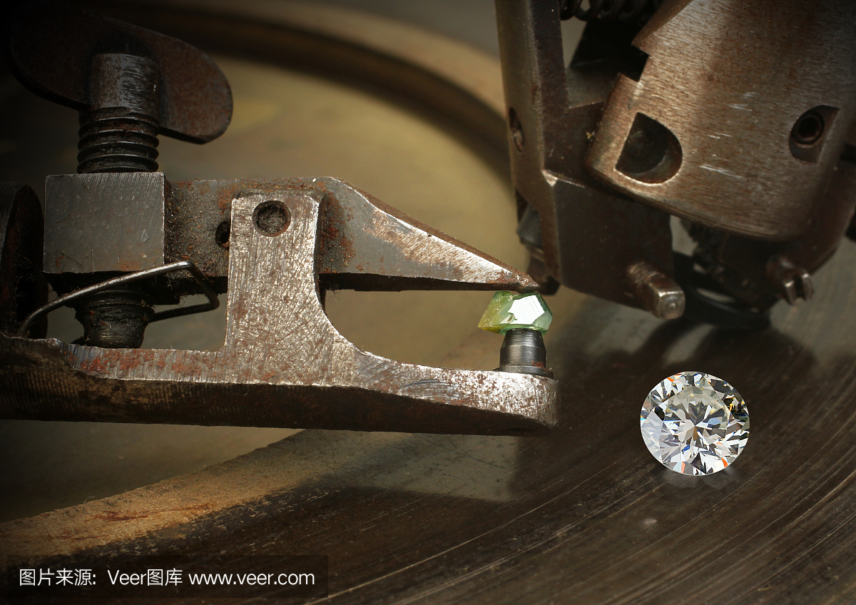琢面钻石,大宝石与珠宝切割设备。